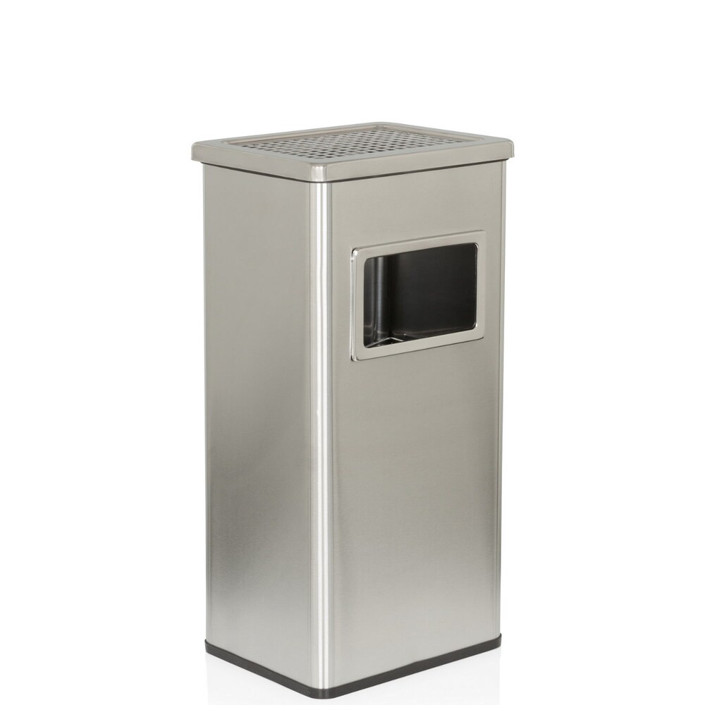 hjh OFFICE Standaschenbecher CLEAN I Stahlblech | 04251084668846