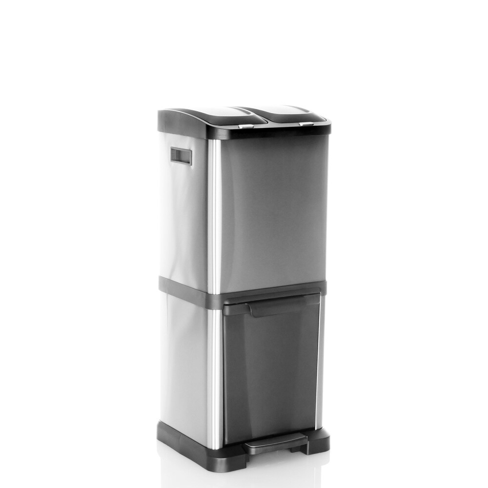 hjh OFFICE Mülleimer CLEAN VII Stahlblech | 04064323036418