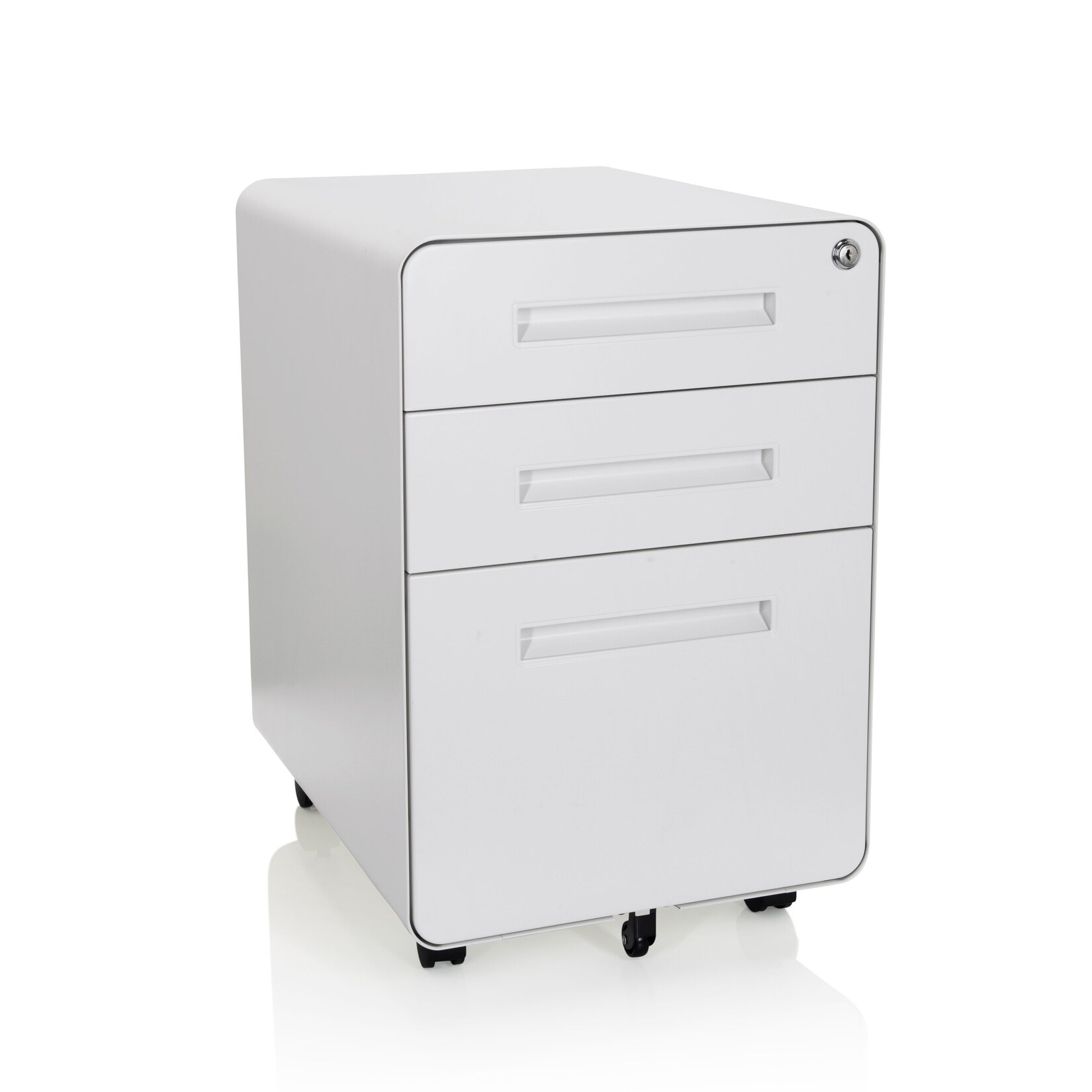hjh OFFICE Rollcontainer COLOR PLUS I Stahl | 04064323002192