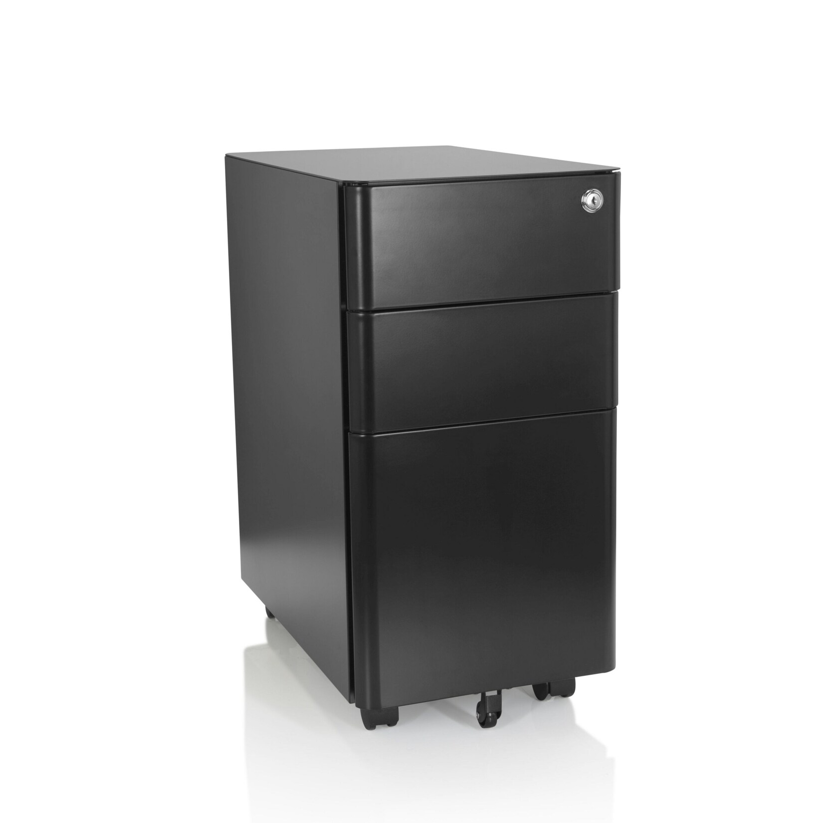 hjh OFFICE Rollcontainer COLOR I Stahl