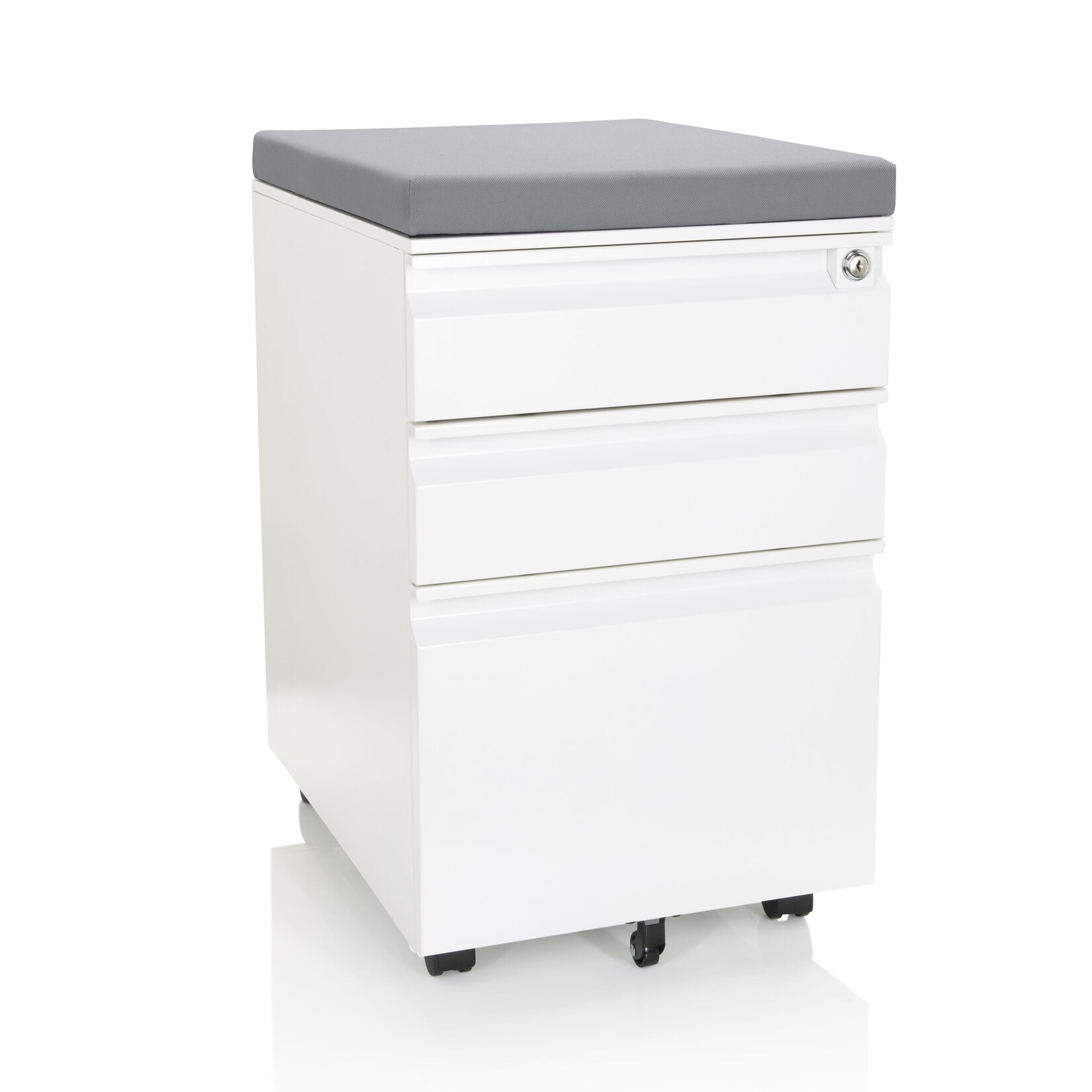 hjh OFFICE Rollcontainer COLOR OS Stahl | 04064323002246