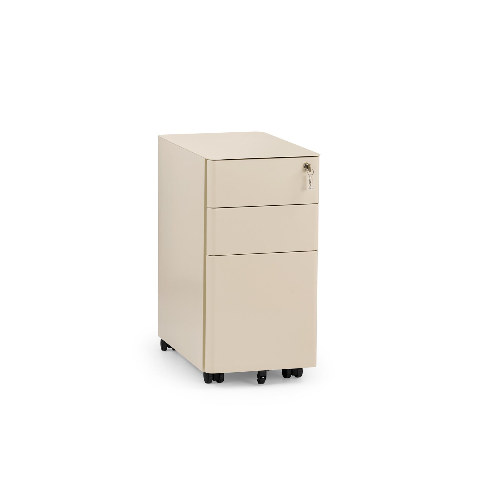 hjh OFFICE Rollcontainer COLOR I Stahl