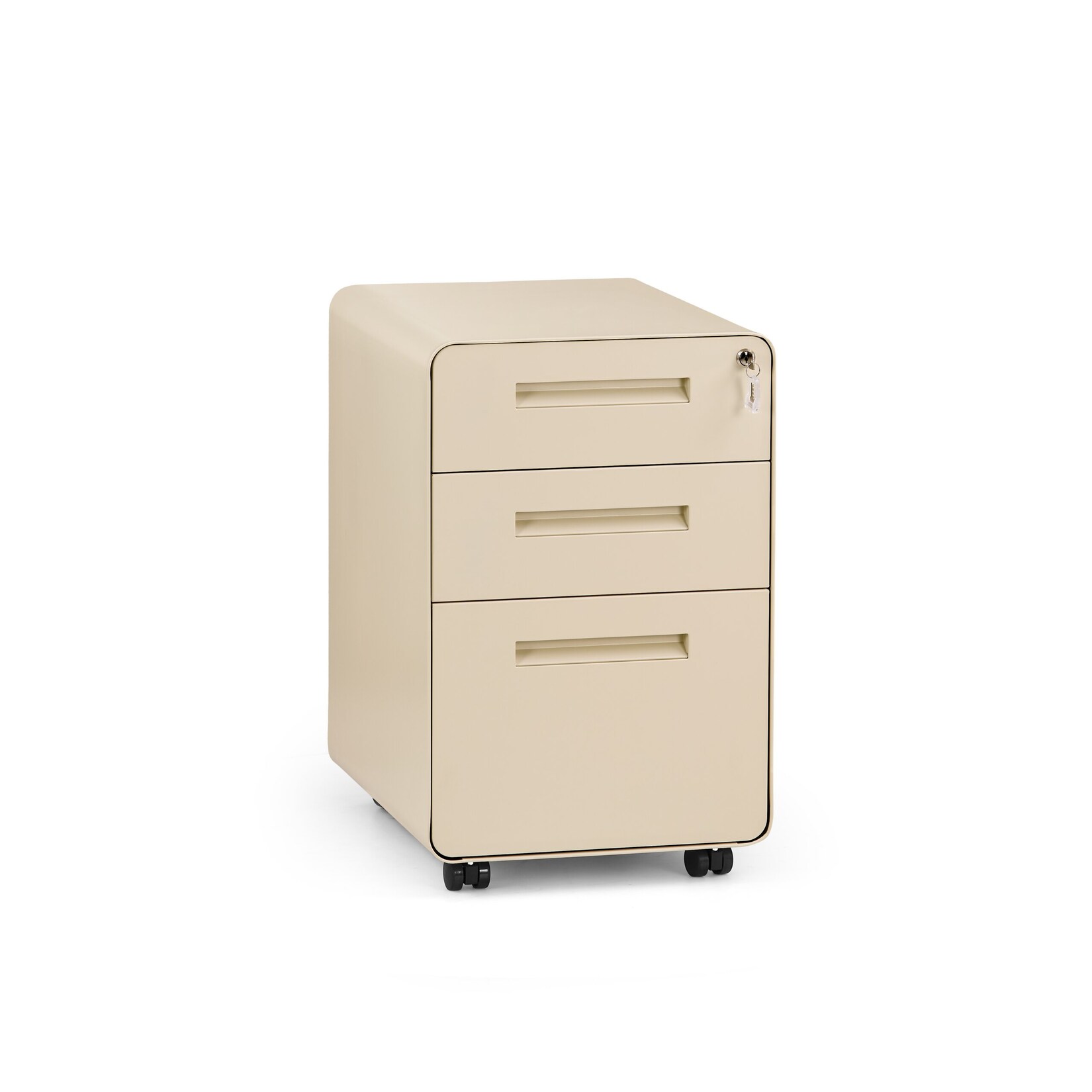 hjh OFFICE Rollcontainer COLOR PLUS I Stahl