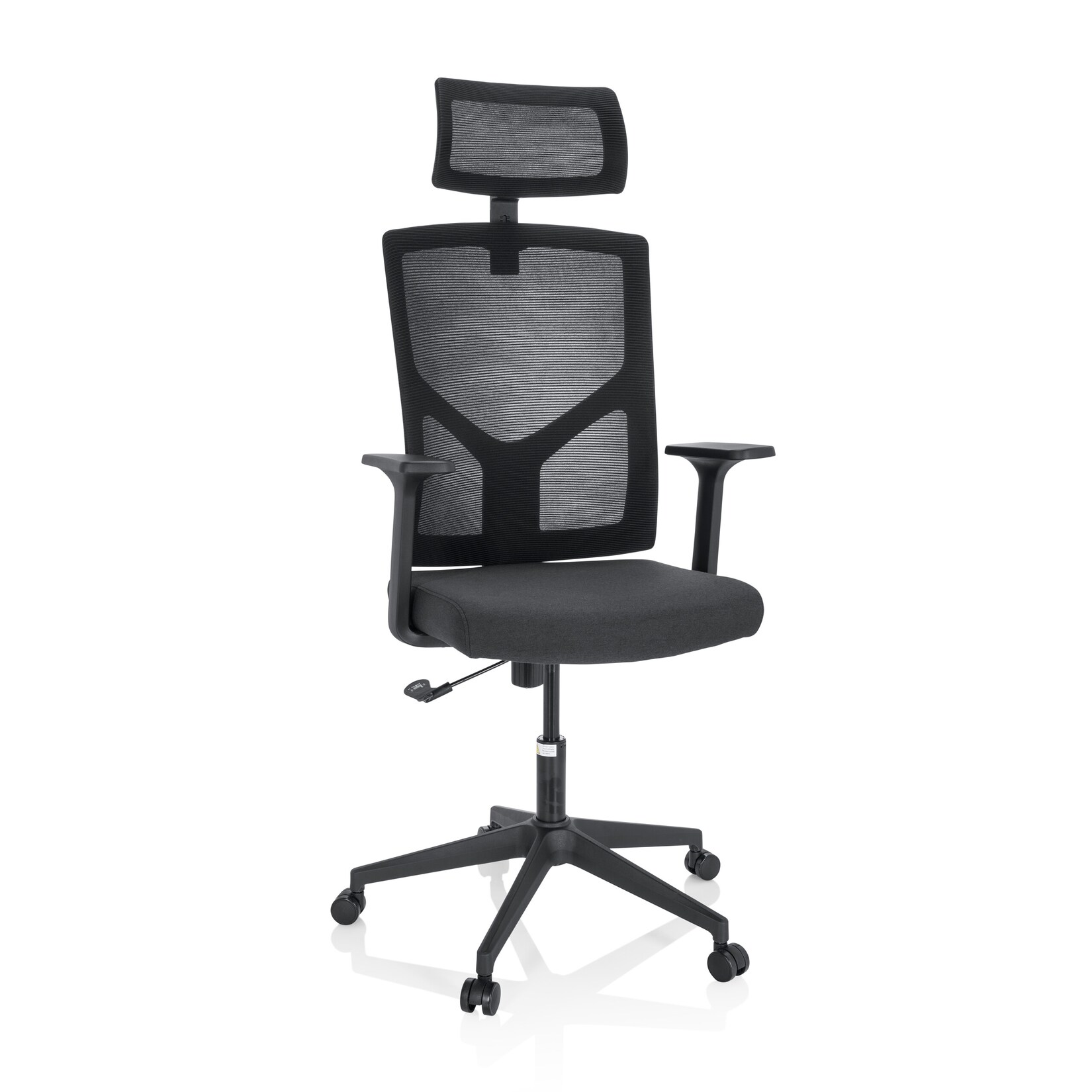Home Office Bürostuhl BRETON B Stoff/Netzstoff mit Armlehnen hjh OFFICE