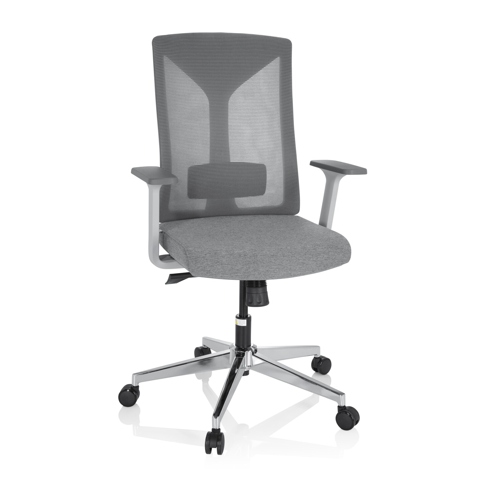 hjh OFFICE Profi Bürostuhl HALIFAX Stoff / Netzstoff mit Armlehnen