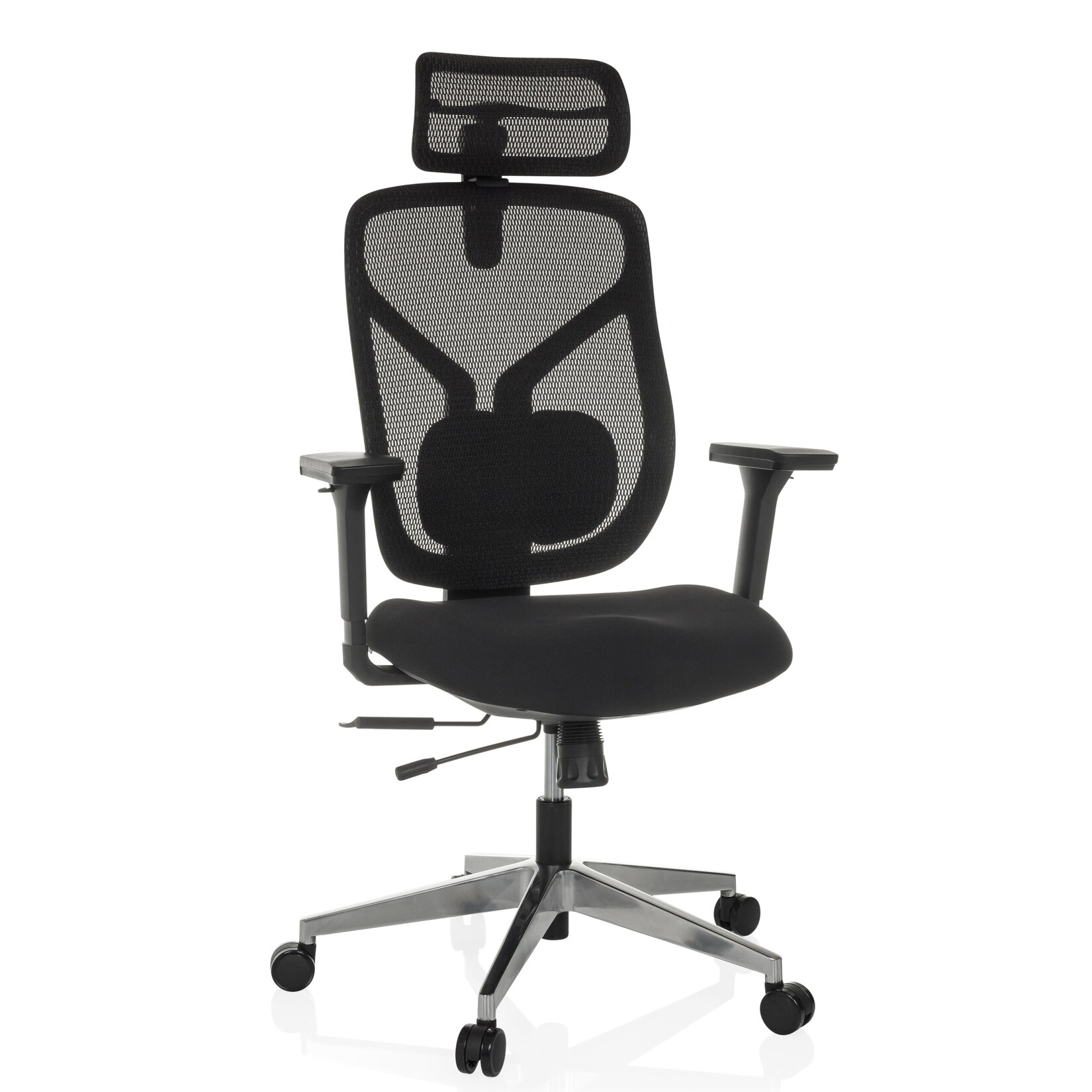 hjh OFFICE High End Bürostuhl CASSILIS B Stoff / Netzstoff mit Armlehnen (höhenverstellbar)