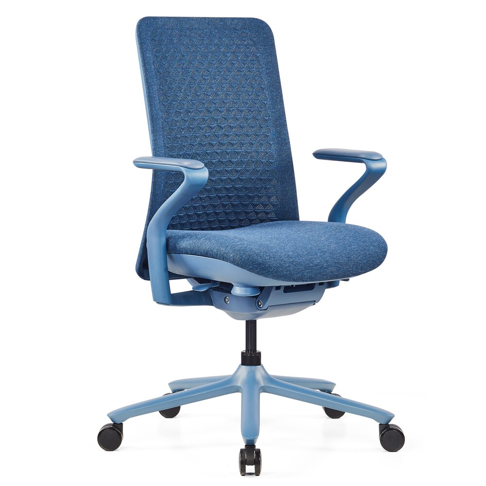 hjh OFFICE High End Bürostuhl VERVIO Stoff / Netzstoff mit Armlehnen