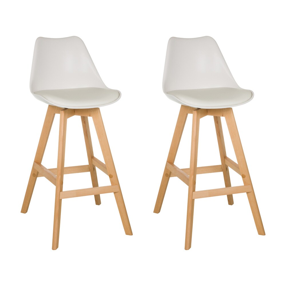 Barhocker 2er Pack SCANDI HIGH Kunststoff ohne Armlehnen