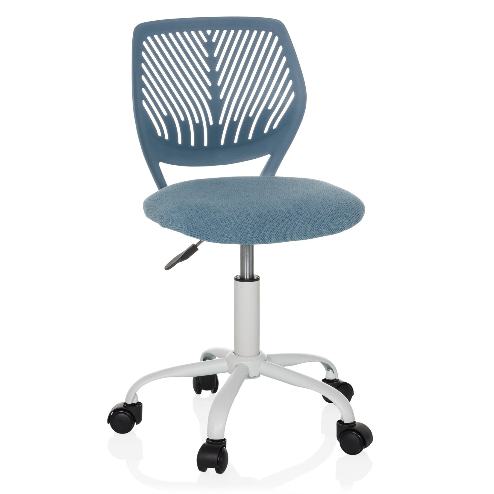 hjh OFFICE Kinderdrehstuhl KID QW Kunststoff, Stoff ohne Armlehnen