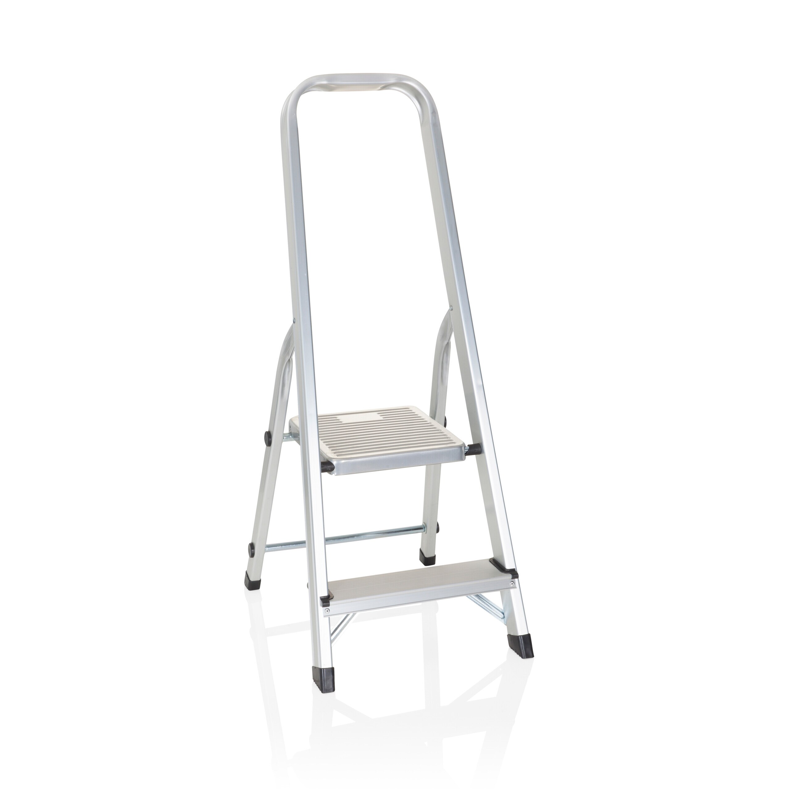 hjh OFFICE Klappleiter SOLID I Aluminium - Bild 1