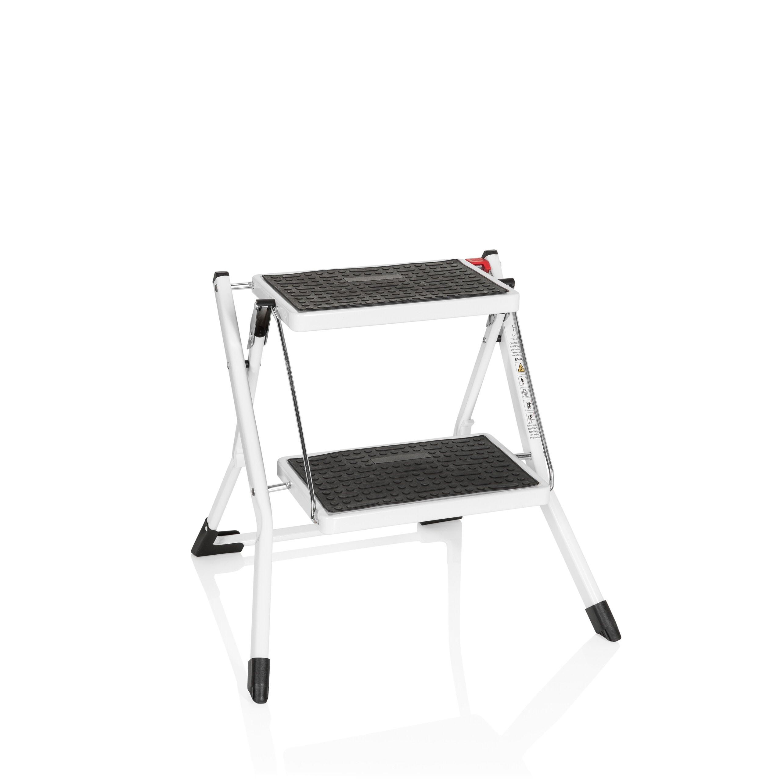 hjh OFFICE Klappleiter SOLID W1 Stahl - Bild 1