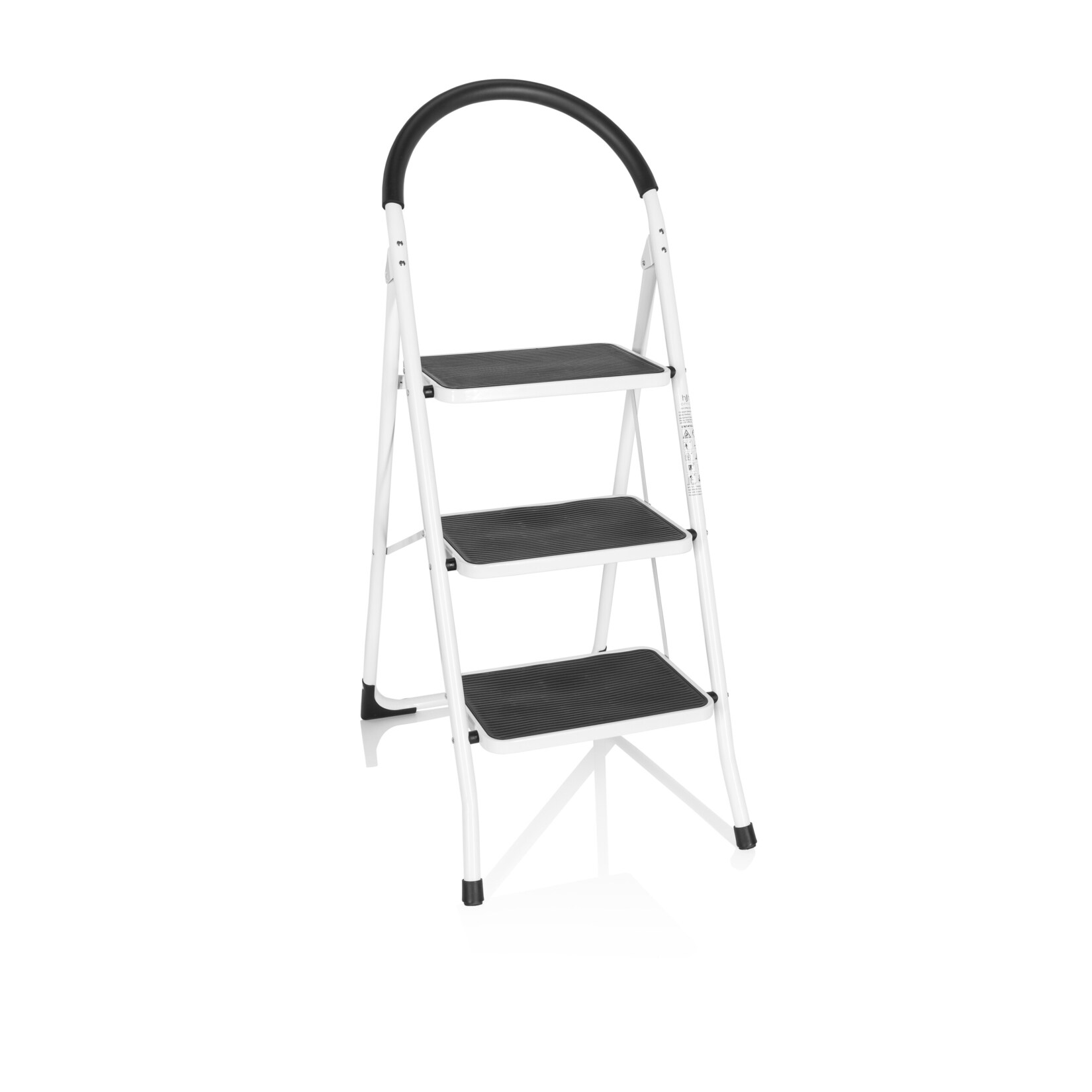 hjh OFFICE Klappleiter SOLID W2 Stahl | 04064323001928