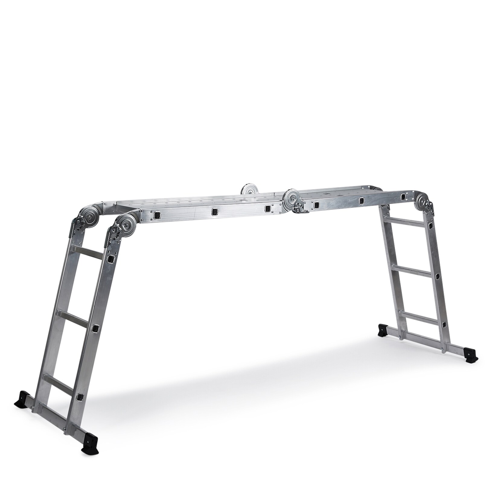 hjh OFFICE Klappleiter SOLID W3 Aluminium
