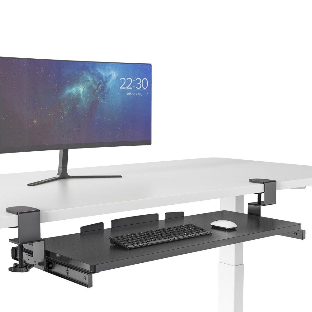 hjh OFFICE Tastaturablage VM-KB Holz | 04064323037071