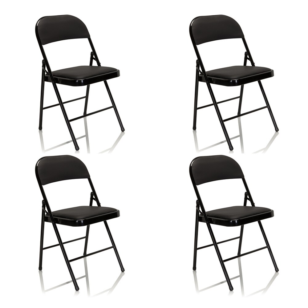 hjh OFFICE Klappstuhl 4er Pack TUDELA Kunstleder