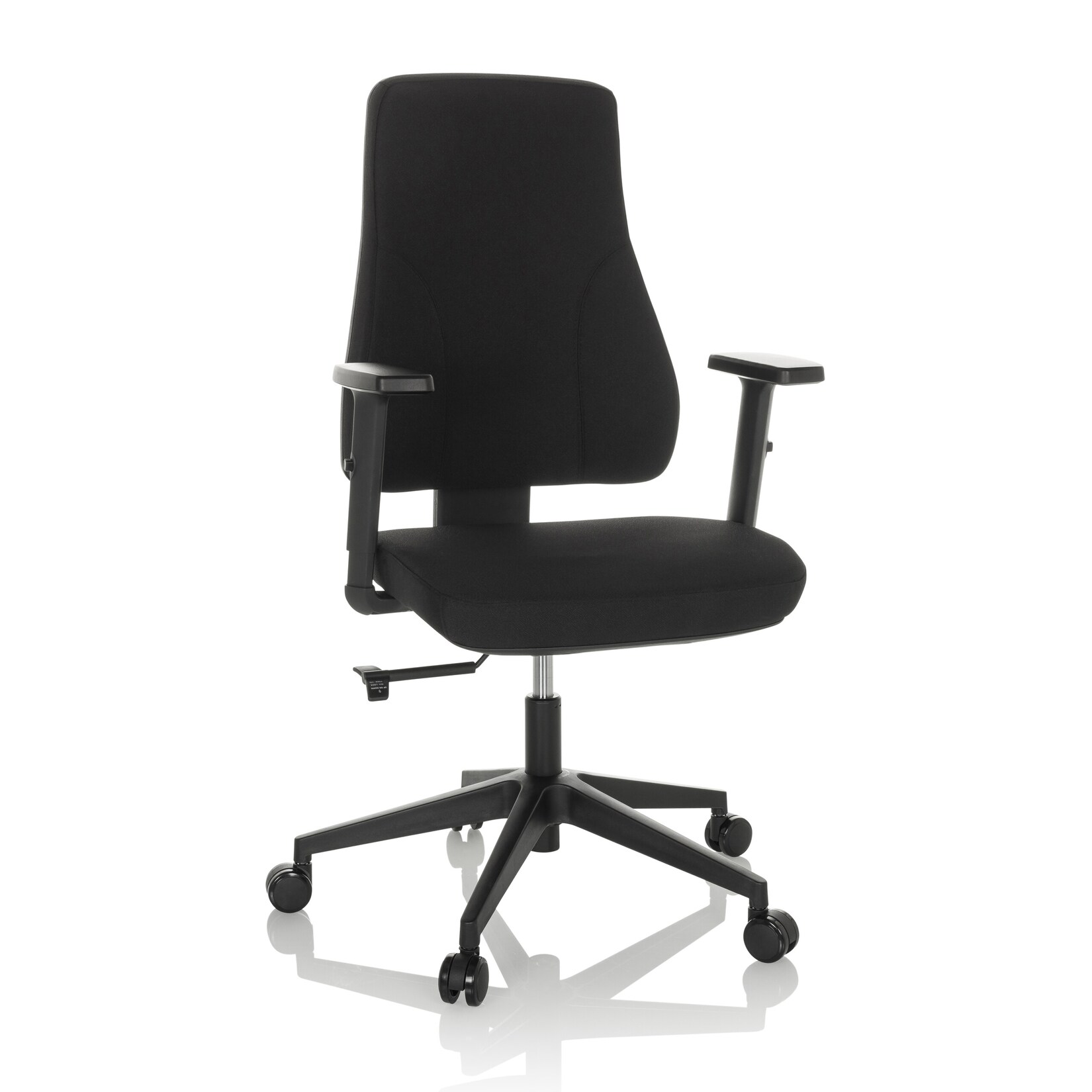 hjh OFFICE Profi Bürostuhl MATHES Stoff mit Armlehnen (höhenverstellbar) | 04251084676599