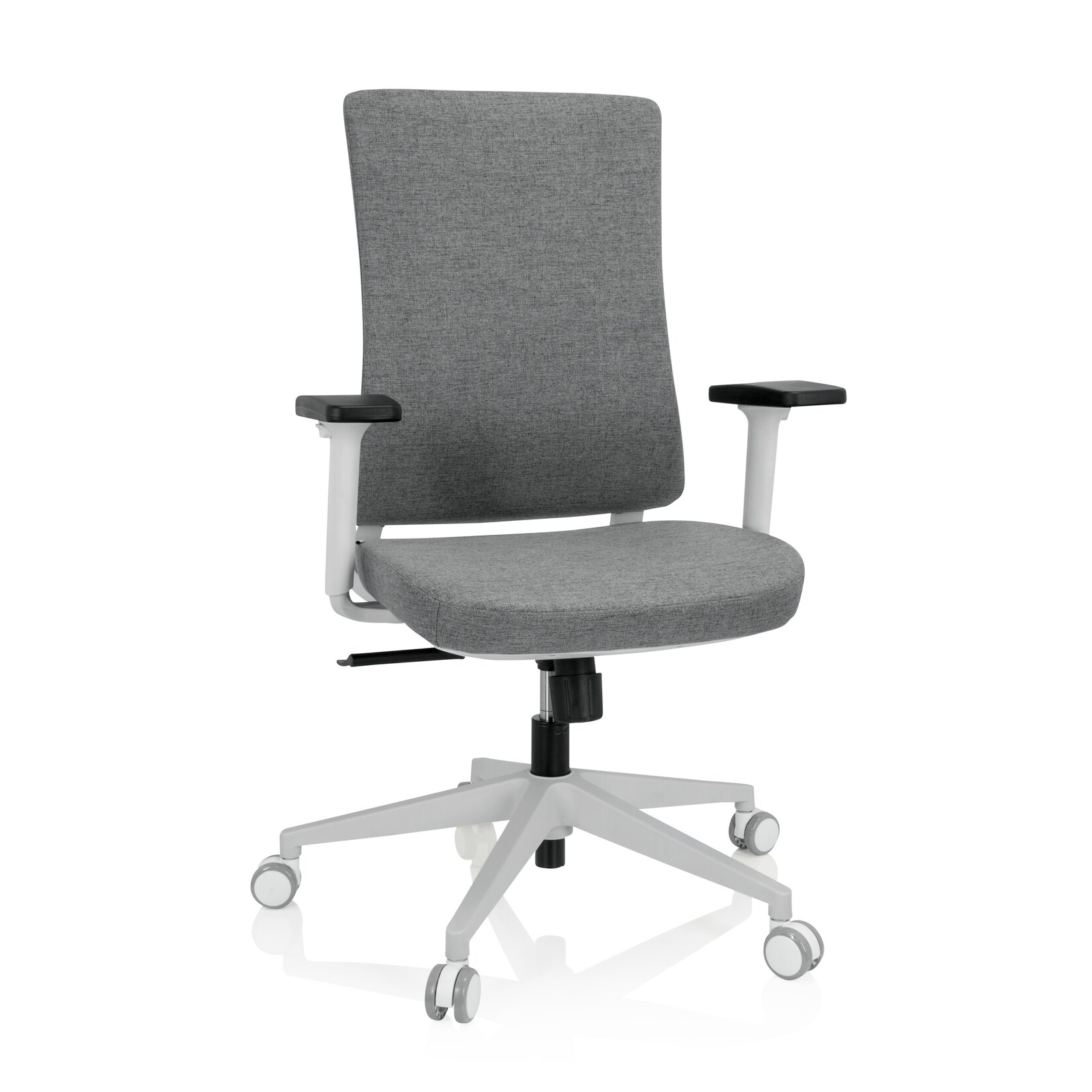 hjh OFFICE Profi Bürostuhl COMFIO WP Stoff mit Armlehnen (höhenverstellbar) | 04064323023289