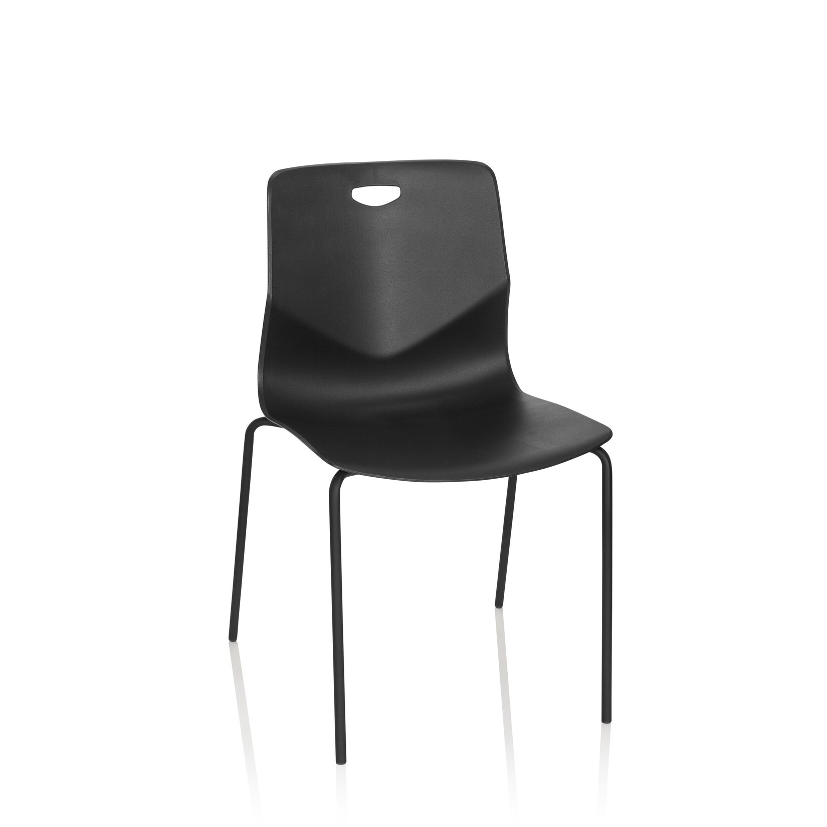 hjh OFFICE Vierfußstuhl T36 V Kunststoff | 04064323000235