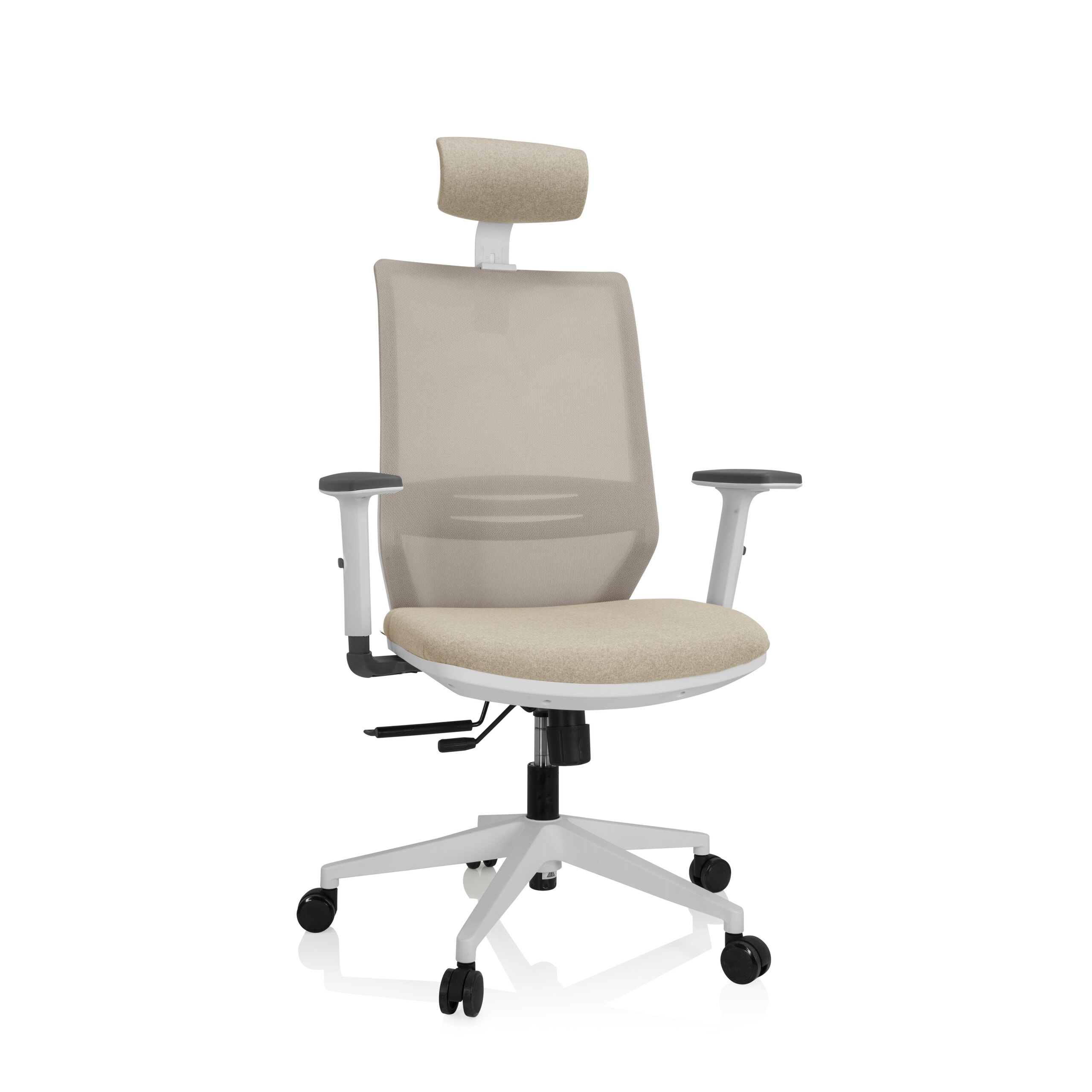hjh OFFICE Profi B&uuml;rostuhl PROFONDO PRO W Stoff / Netzstoff mit Armlehnen (h&ouml;henverstellbar) - Bild 1