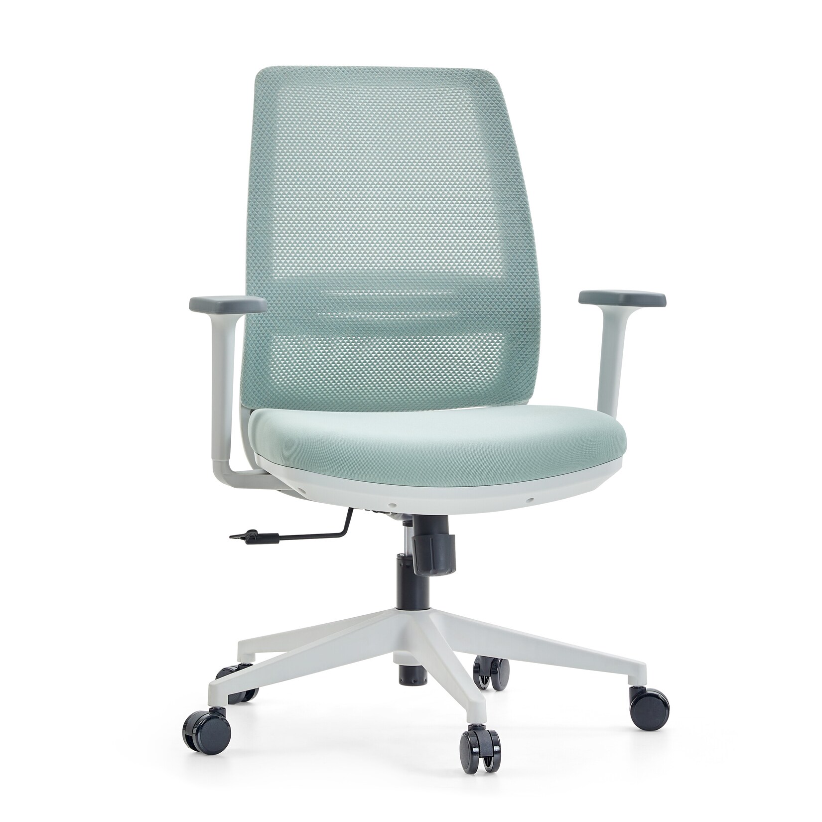 hjh OFFICE Home Office Bürostuhl PROFONDO ECO W Stoff / Netzstoff mit Armlehnen | 04064323109082