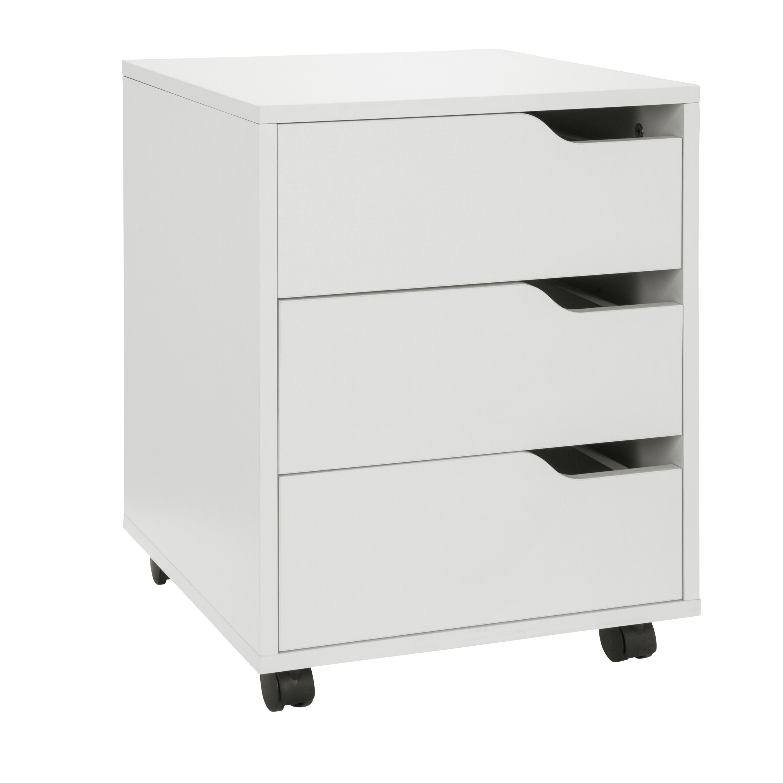 hjh OFFICE Rollcontainer ORGANISER Melaminharzbeschichtete Spanplatte - Bild 1