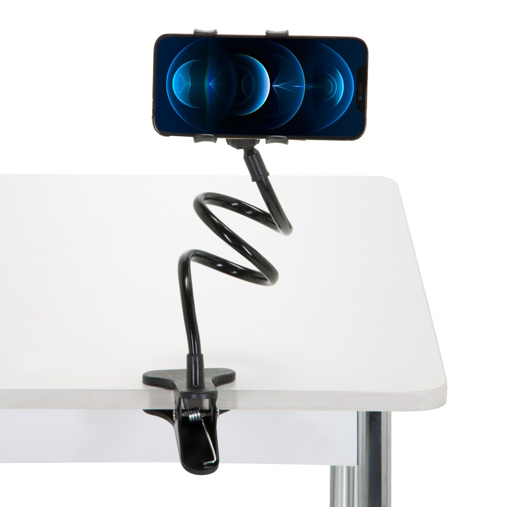 hjh OFFICE Handy & Tablet Halterung FLEXMOBI Kunststoff, Metall | 04064323013204