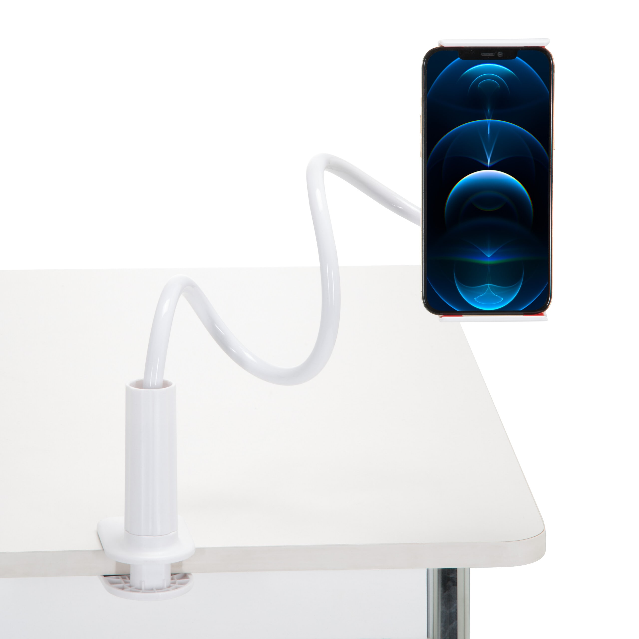 hjh OFFICE Handy & Tablet Halterung FLEXMOBI I Kunststoff, Metall - Bild 1