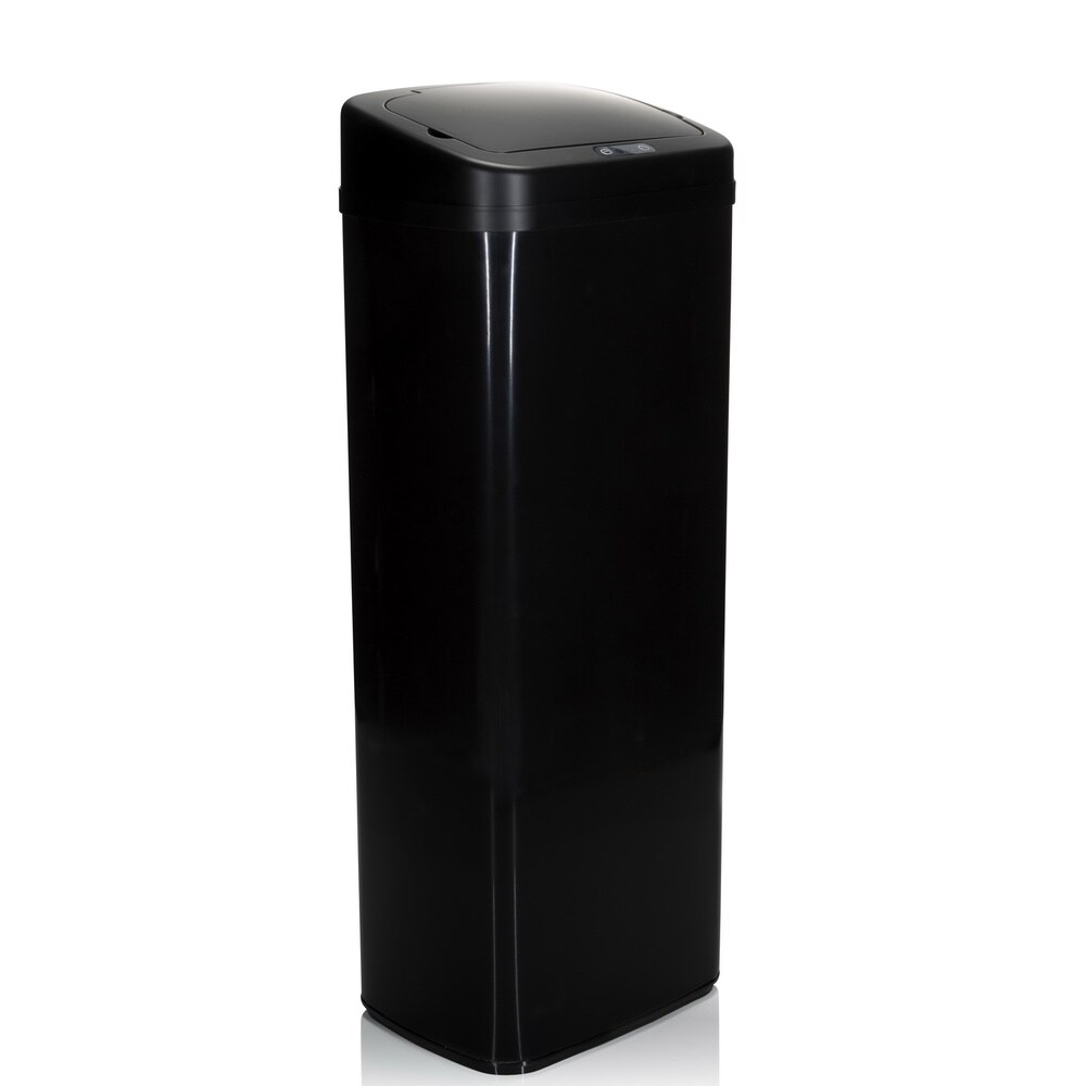 hjh OFFICE Sensor-Mülleimer CLEAN V Stahlblech, Kunststoff | 04064323013242