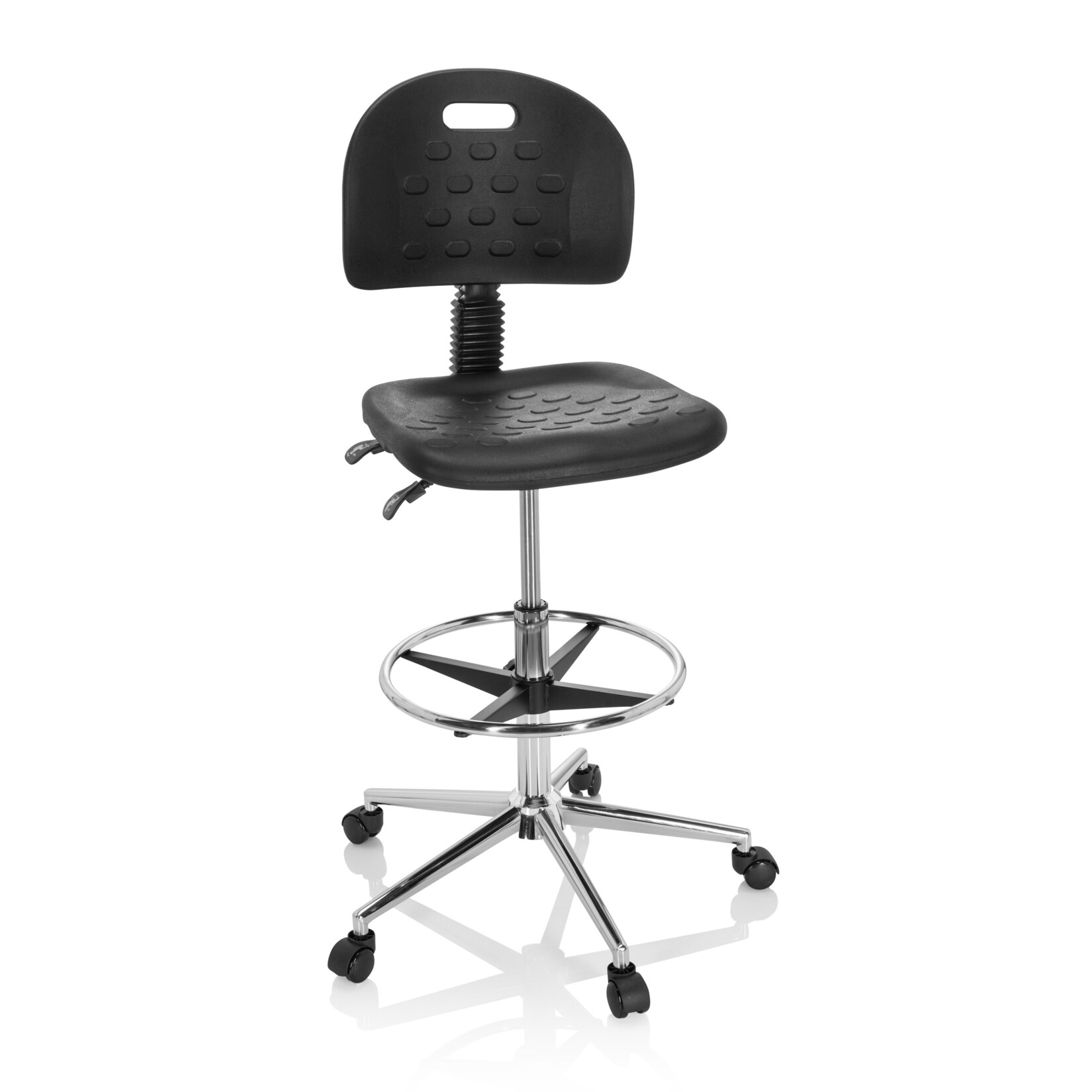 hjh OFFICE Counterstuhl TOP WORK 23 I Hartschaum ohne Armlehnen