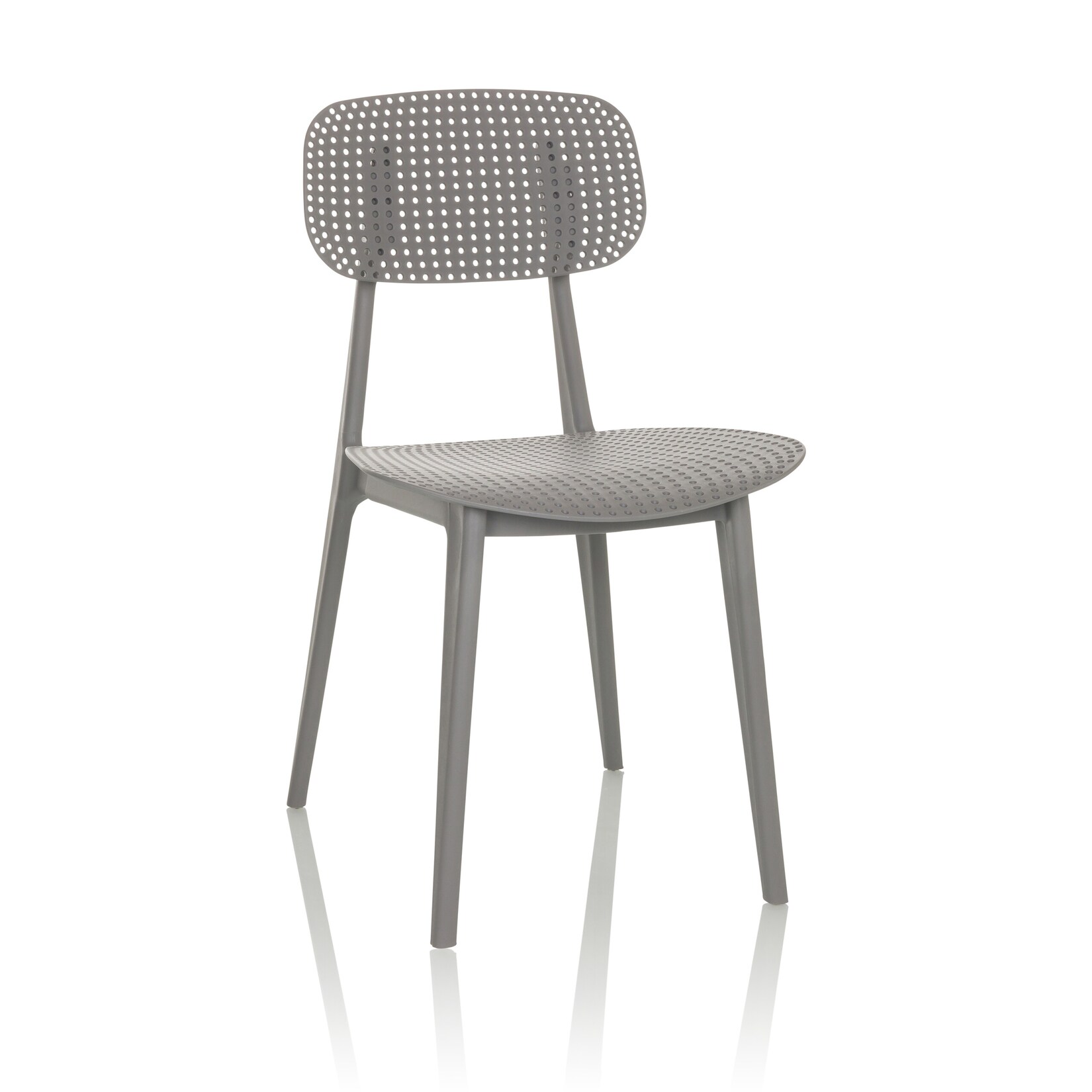 hjh OFFICE Outdoor Stuhl ARTIFO HOL Kunststoff ohne Armlehnen | 04064323035114