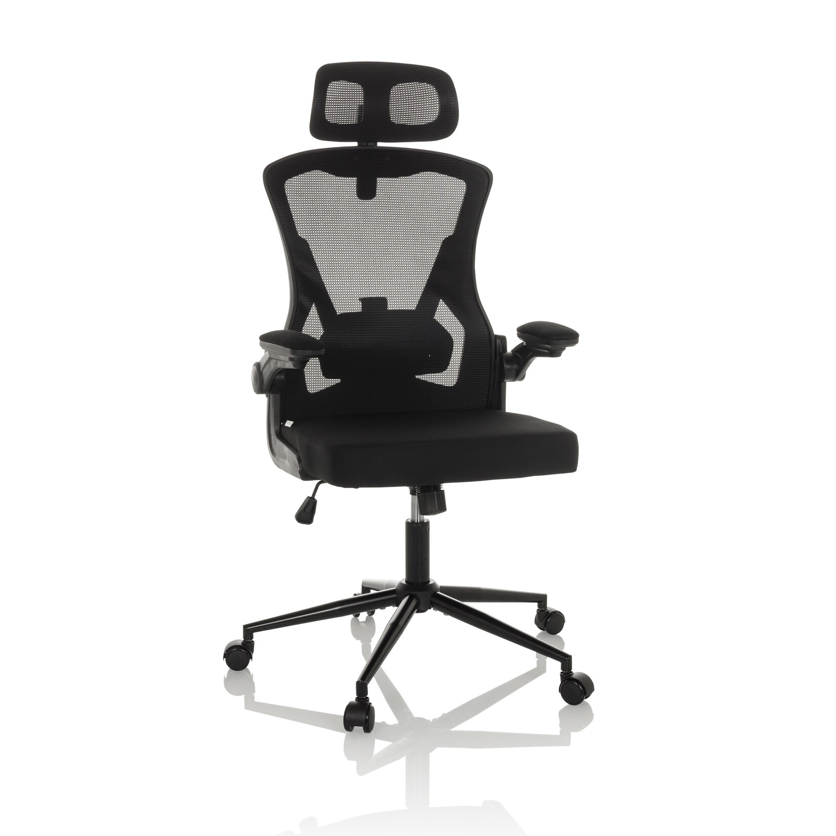 hjh OFFICE Profi Bürostuhl ARIGANO Stoff/Netzstoff mit Armlehnen | 04064323036333
