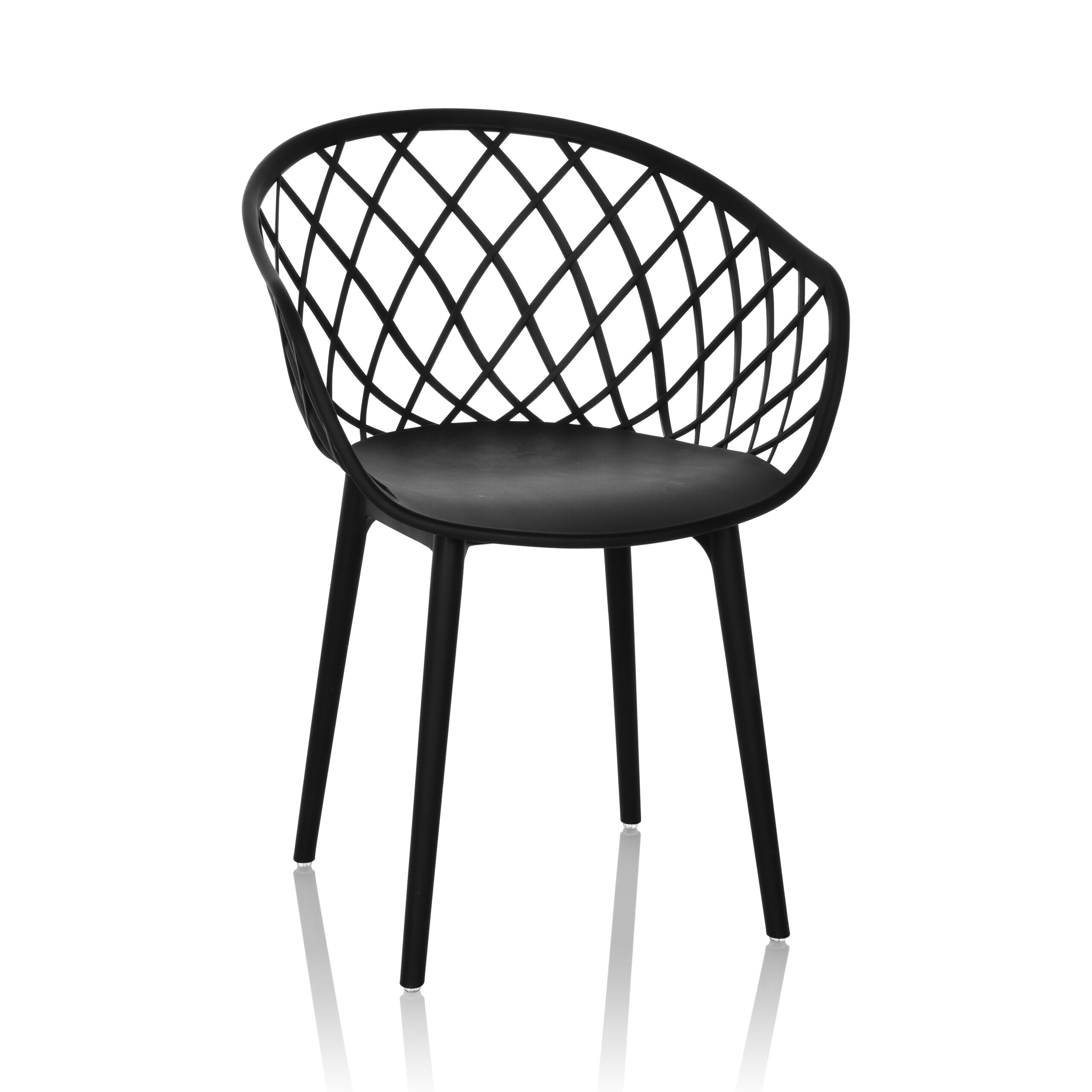 hjh OFFICE Schalenstuhl BEGIO B Kunststoff ohne Armlehnen - Bild 1