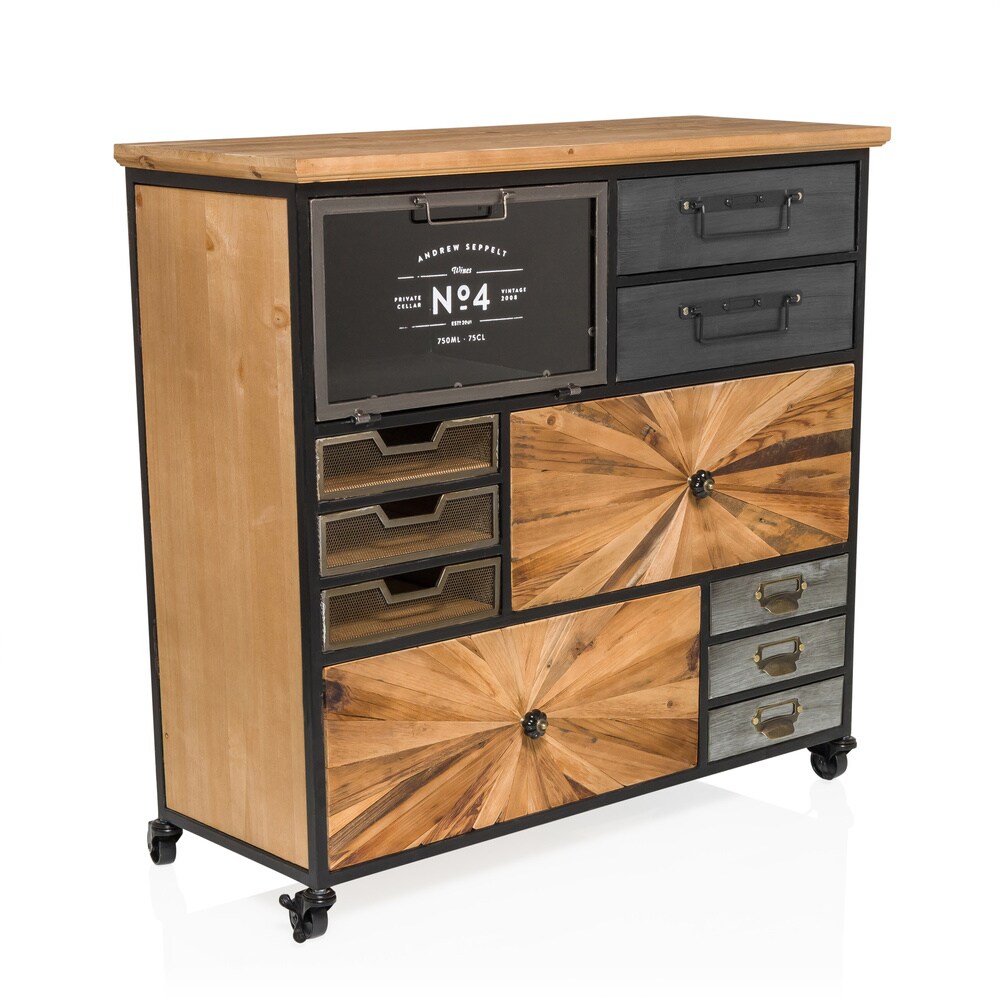 hjh LIVING Sideboard CONTINENTO XL Holz | 04064323106364