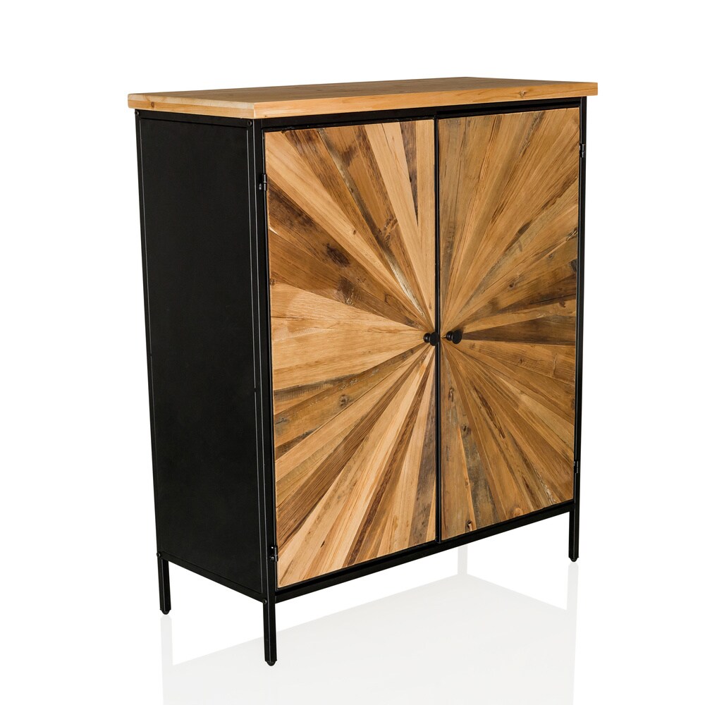 hjh LIVING Kommode SANTJAGO BLACK SUN XL Holz