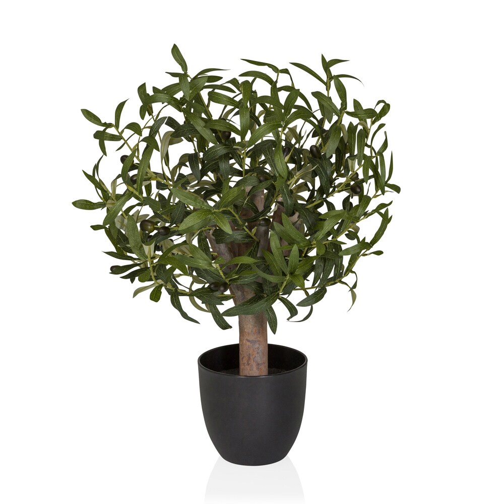 hjh OFFICE Kunstpflanze Olive S Kunststoff