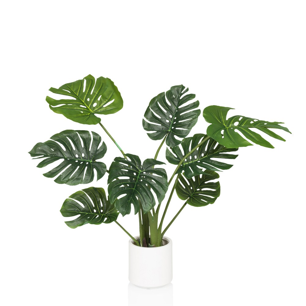 hjh OFFICE Kunstpflanze MONSTERA I Kunststoff
