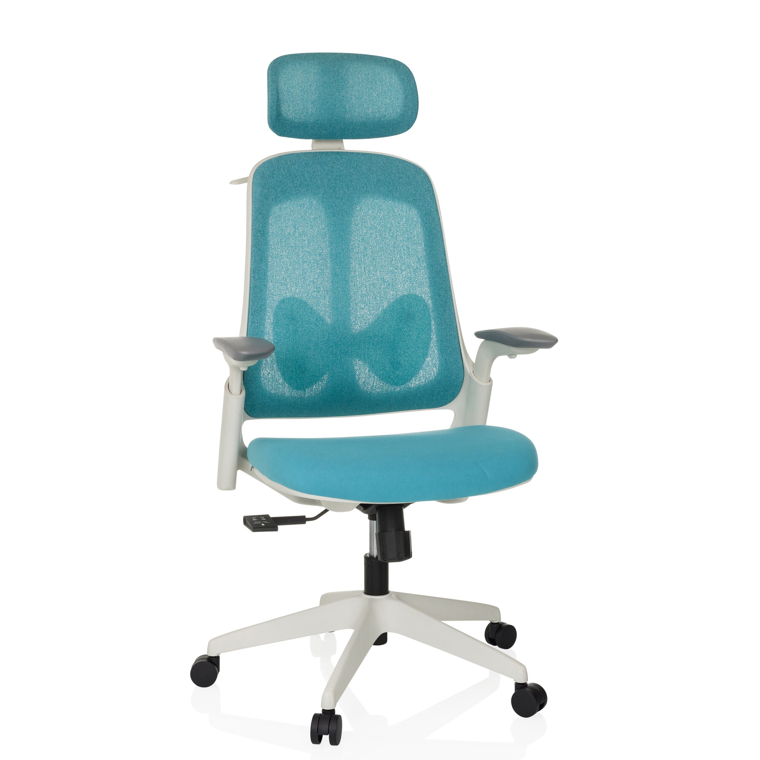 hjh OFFICE Profi B&uuml;rostuhl ARCEO WF Stoff / Netzstoff mit Armlehnen (h&ouml;henverstellbar) - Bild 1