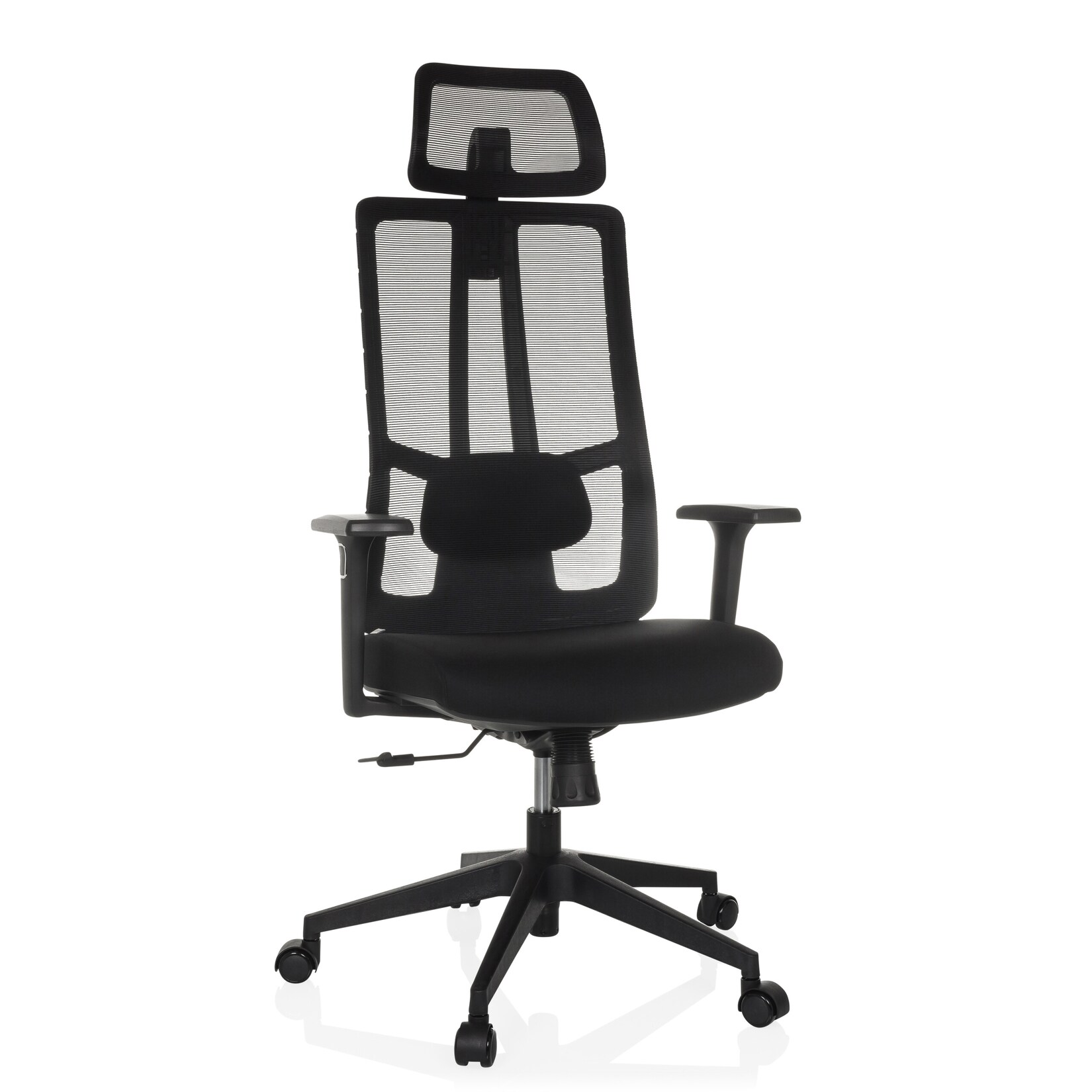 hjh OFFICE Profi Bürostuhl TRAMORE Stoff/Netzstoff mit Armlehnen | 04064323039082
