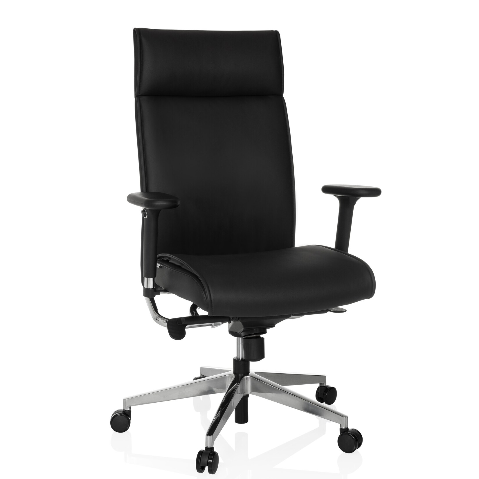 hjh OFFICE Profi Chefsessel CURYO Kunstleder mit Armlehnen (höhenverstellbar) | 04064323039204