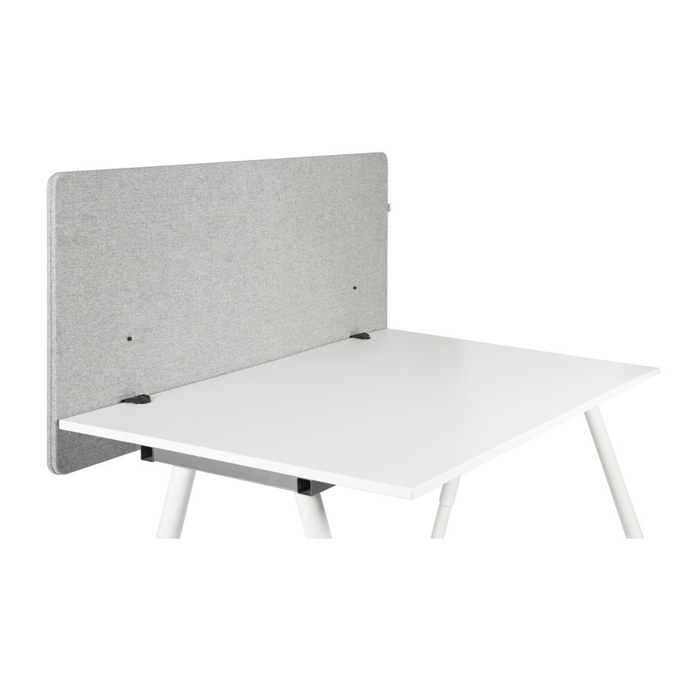 hjh OFFICE Tischtrennwand FLEXMIUT D 120 Kunststoff, Stoff | 04064323001959