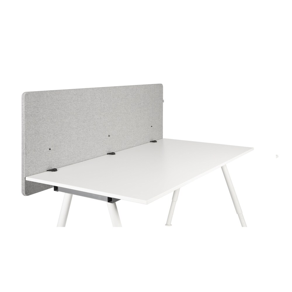 hjh OFFICE Tischtrennwand FLEXMIUT D 180 Kunststoff, Stoff | 04064323015062