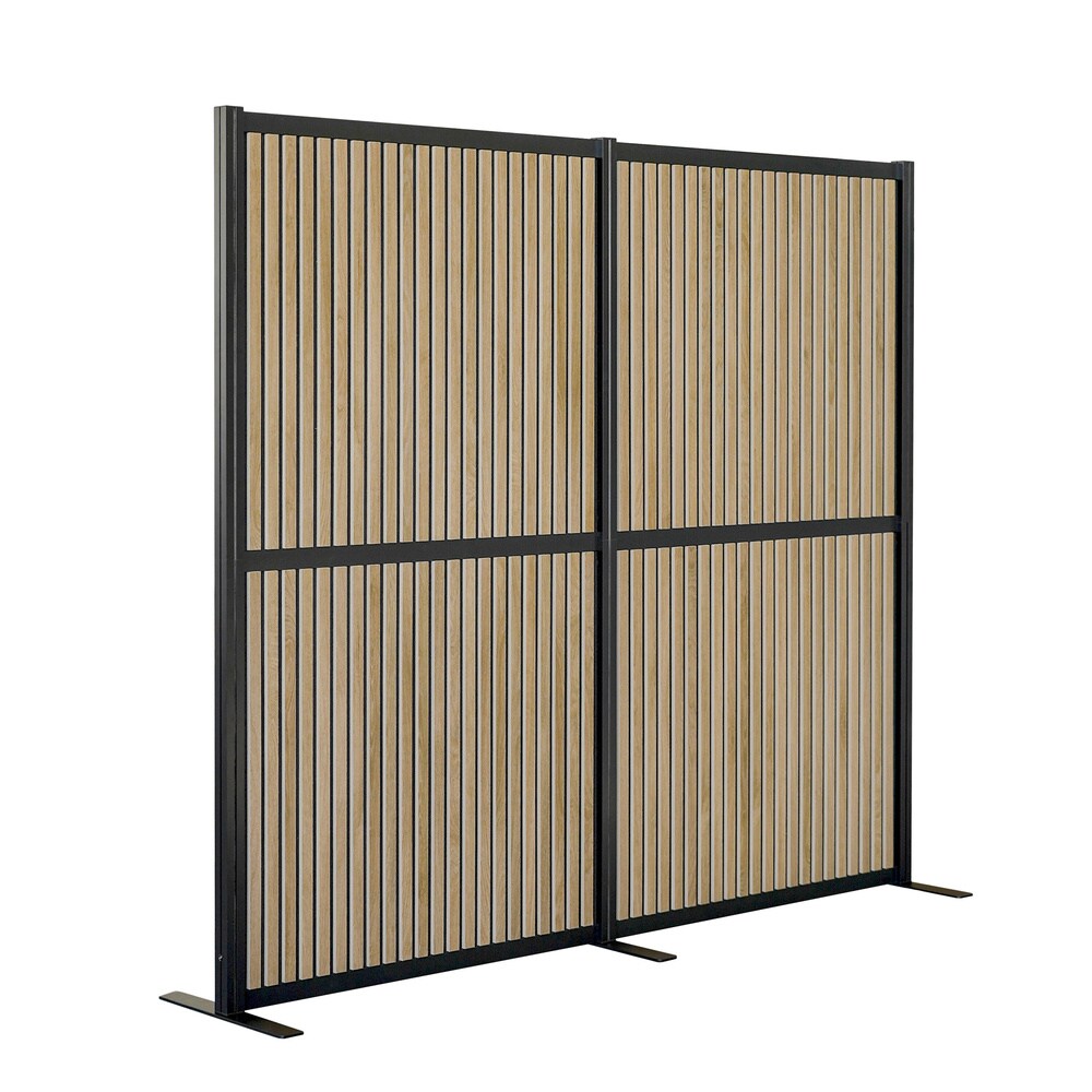 hjh OFFICE Trennwand FLEXMIUT MODUL Stoff, Kunststoff, Aluminium, Stahl