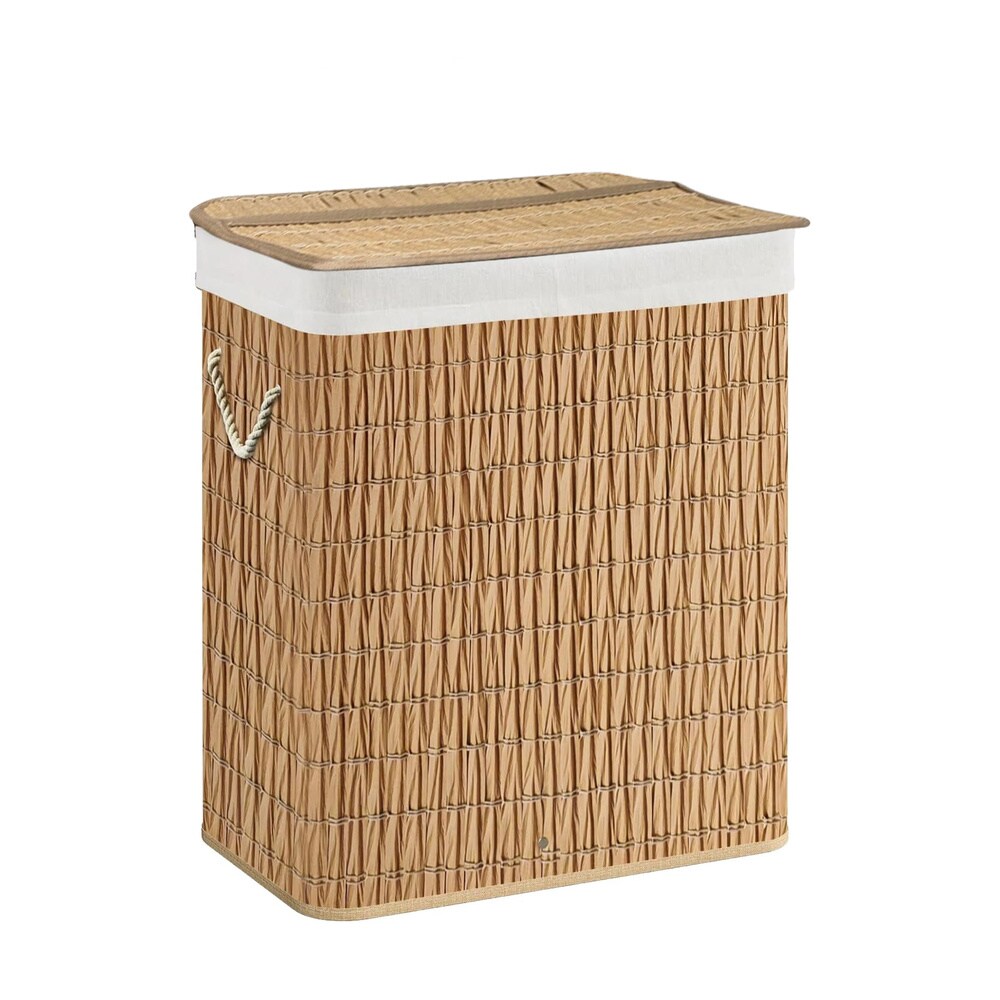 hjh LIVING Wäschekorb FALSTER XL R PE-Rattan | 04064323107835