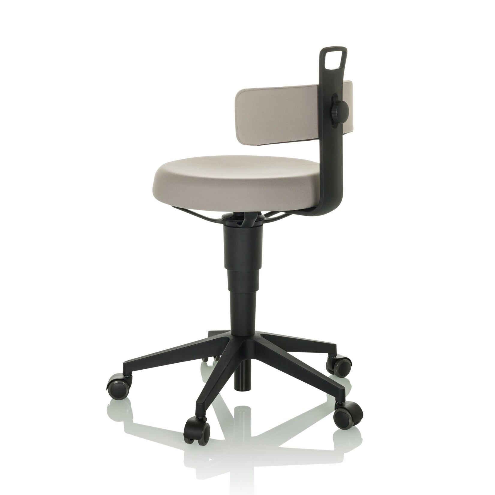 hjh OFFICE Drehhocker TOP WORK FLEX Stoff ohne Armlehnen