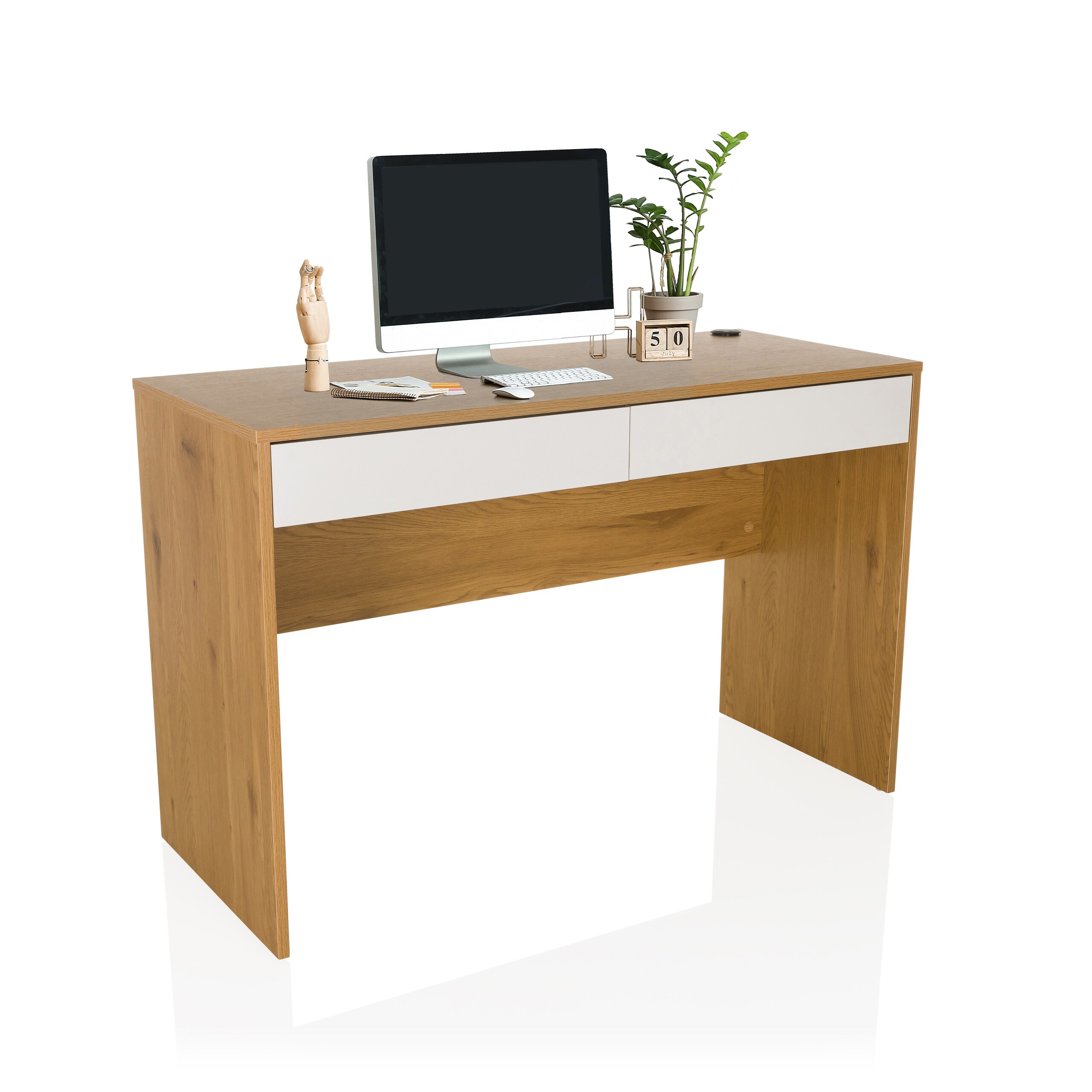 hjh LIVING Schreibtisch BERGA Melaminharzbeschichtete Spanplatte - Bild 1