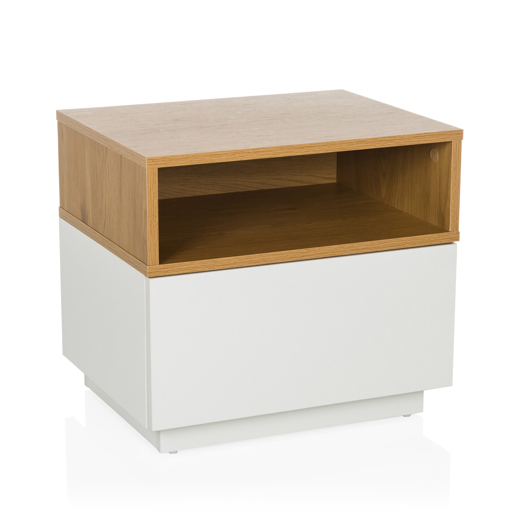 hjh LIVING Beistelltisch MELMO MDF Platte, Melaminbeschichtung | 04064323038115
