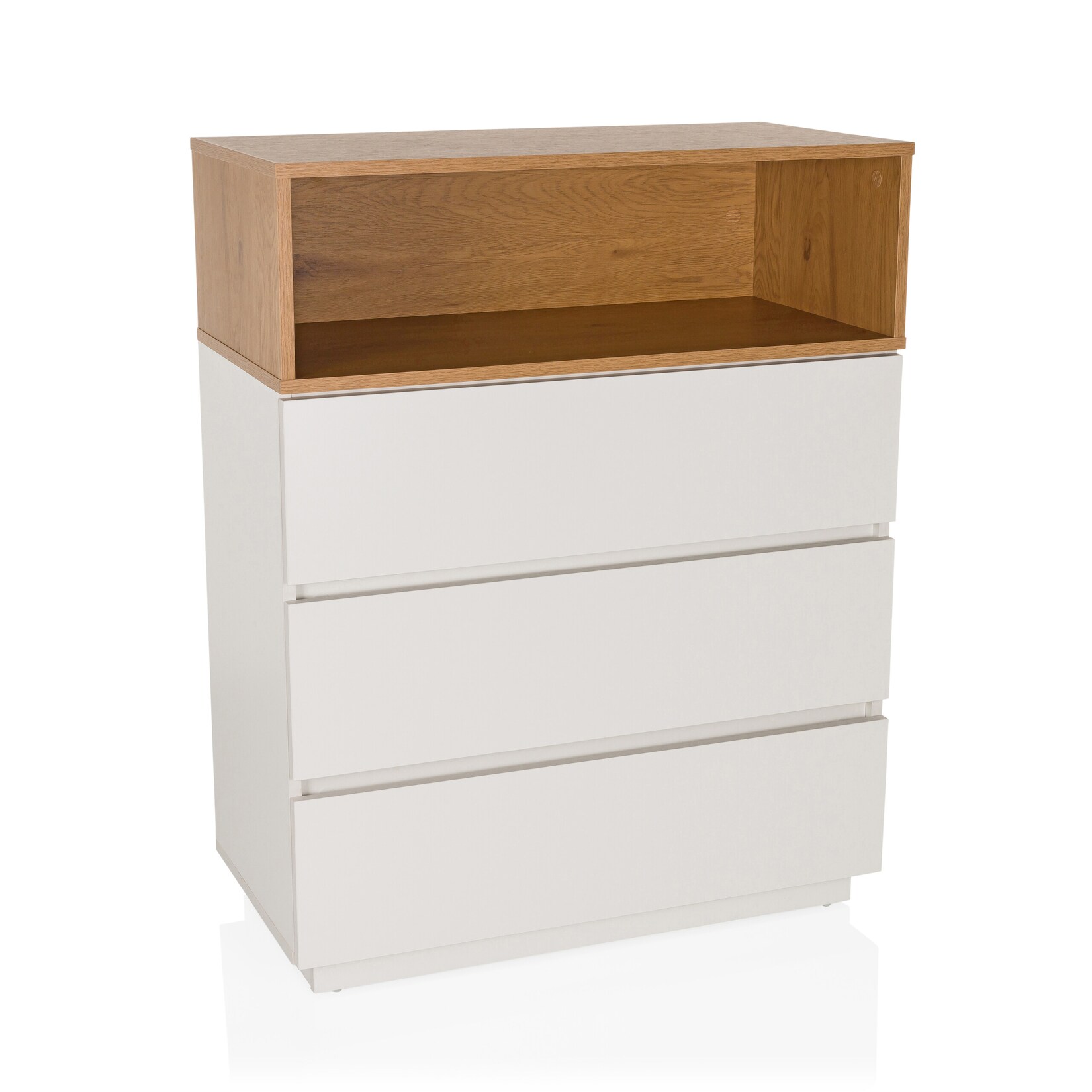 hjh LIVING Kommode MELMO K Melaminharzbeschichtete Spanplatte