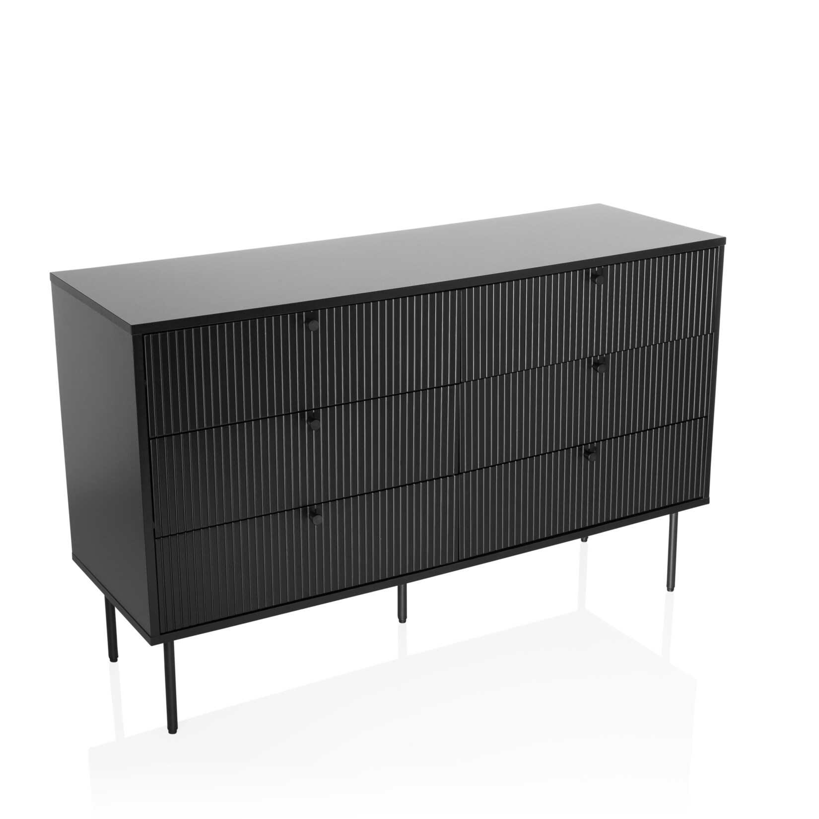 hjh LIVING Sideboard KARBY S Melaminharzbeschichtete Spanplatte | 04064323045618