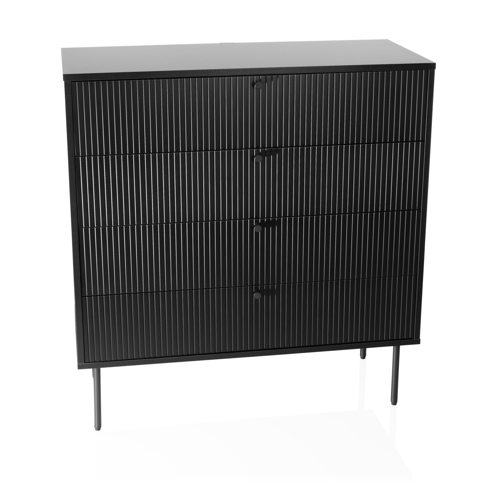 hjh LIVING Kommode KARBY K Melaminharzbeschichtete Spanplatte | 04064323045625
