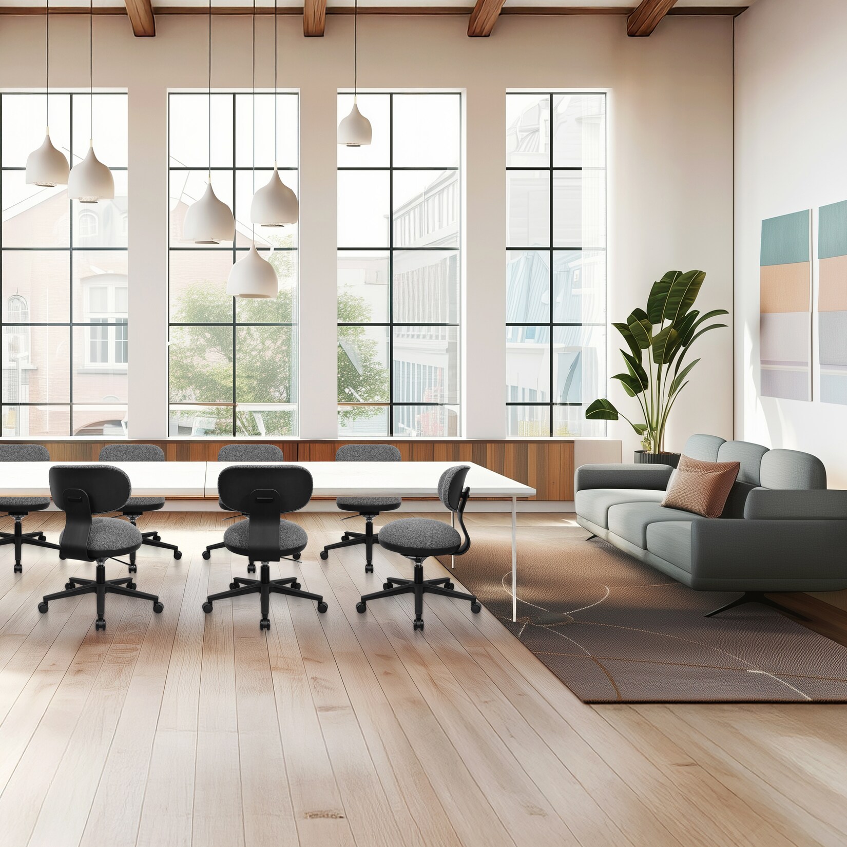 hjh OFFICE Home Office Bürostuhl SITMOTION B Stoff ohne Armlehnen | 04064323107095